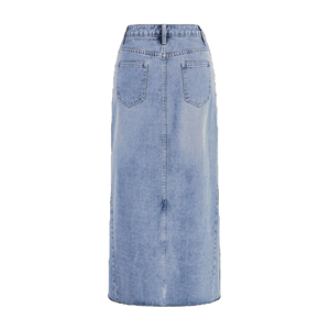 Jupe midi en satin pour femme, taille haute, fluide, élégante, pour soirée ou tenue décontractée, style haut de gamme - Product Image 2