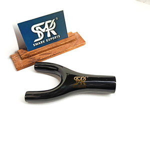 Bâton de marche en corne de buffle naturelle et écologique, avec poignée ergonomique, fait main, poli, prise en main durable, pour bâtons de marche classiques et modernes - Product Image 3