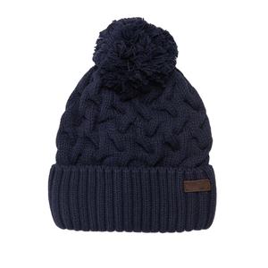 Bonnet en tricot jacquard 100 % acrylique personnalisé avec logo, confortable, style streetwear, motif lettres, collection 2026 - Product Image 1