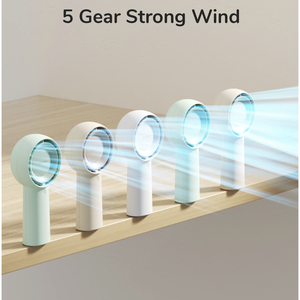 พัดลมมือถือจิซูไลฟ์ ไลฟ์5 พลัส สีน้ำตาล 4000 มิลลิแอมป์ - Product Image 5