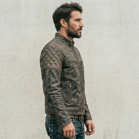 Veste en cuir pour homme de haute qualité, veste en cuir personnalisée pour l'extérieur, avec des matériaux de première qualité, la meilleure veste en cuir pour homme