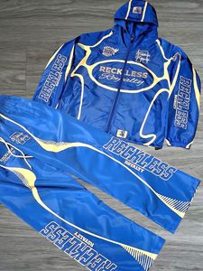 ชุดวอร์มกันลมแบบซิปเต็มตัว สีบล็อก ผลิตจากไนลอน 100% สำหรับผู้ชาย ขายส่ง - Product Image 4