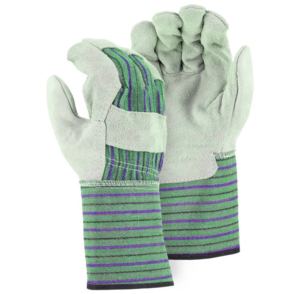 High Quality Canadian Rigger Safety Gloves Long <b>Cuff</b> Cowhide Split Leather Industrial Protective Working <b>Arm</b> CE Certified - Product Image 5