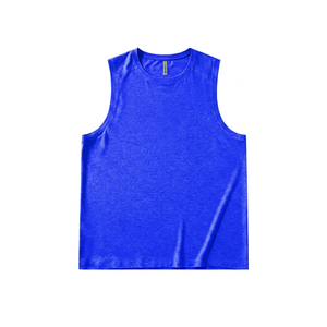 เสื้อแขนกุดถักคอกลมแขนกุดผู้ชาย, ชุดลำลอง - Product Image 4