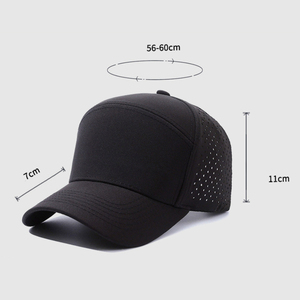 Unisex Blue 6-Panel Baseball <b>Cap</b> Breathable Mesh Adjustable Fit Casual Outdoor Spring Summer <b>Hat</b> - Product Image 2