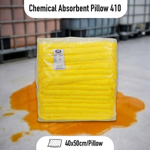 Chemical Absorbent <b>Small</b> <b>Pillow</b> 410 Universal Spill Absorber for Acid, Chemical & Hazardous Liquid Leak Control Industrial Use - Product Image 2