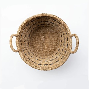 Westport Seagrass <b>Round</b> <b>Basket</b> Handmade Storage <b>Basket</b> Wholesale eco-friendly Made Viet Nam - Product Image 2