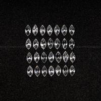 OM GEMS 5.0 X 2.5 MM Pierre en vrac taille marquise, diamant de laboratoire couleur D, percé au laser, pour la fabrication de bijoux
