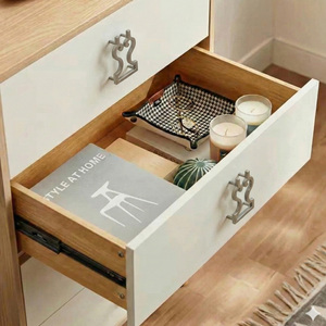 Tirador Moderno Artístico Ondulado de Aleación de Zinc para Puertas Correderas, Tirador Duradero de Lujo para Cajones de Gabinetes, Muebles de Cocina y Baño - Product Image 5