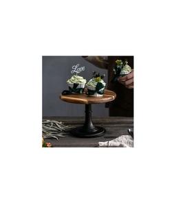 Soporte de Madera Curado para Tartas, Diseñado para una Presentación Artística de Postres, Estilo Boutique para el Hogar - Product Image 1