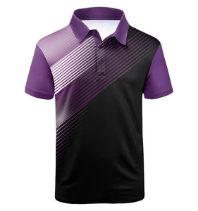 Polo de billard en gros, léger, respirant, vêtement de sport d'entraînement, coupe athlétique, tissu durable avec coutures de qualité supérieure - Product Image 2