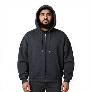 Trending Hot Sale New Arrival Blank <b>Men's</b> Hoodies Wholesale Plain Color Oversized Hoodies High Quality - Product Image 1