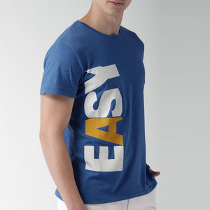 Camiseta de Manga Corta para Hombre, 100% Algodón, Tejido de Punto, 220g, Corte Regular, Tallas Grandes, Transpirable, Secado Rápido, Estilo Vintage, Personalizable, MOQ Bajo - Product Image 1