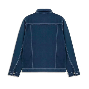 2026 New Arrival Men's <b>Denim</b> <b>Jacket</b> Winter Wear <b>Custom</b> Front Printed Logo Solid Color Lightweight - Product Image 6