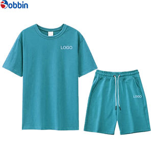 Ensemble décontracté unisexe, tenue décontractée, ensemble court confortable et respirant, nouvelle collection d'été, ensemble de jogging sur mesure pour hommes, taille plus - Product Image 4