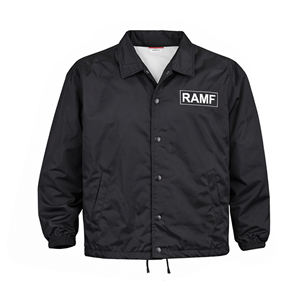 เสื้อแจ็คเก็ตบอมเบอร์กันลมกันน้ำ OEM ขายส่ง ผ้าโพลีเอสเตอร์/ไนลอน/คอตตอน สำหรับโค้ช  แบบเรียบๆ สไตล์สตรีทแวร์ ฮิปฮอป  สำหรับทุกเพศ - Product Image 2