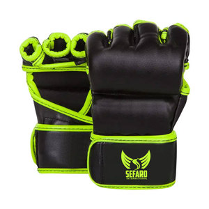 Guantes de MMA de alta calidad y precio económico hechos en Pakistán, cómodos guantes de MMA de cuero sintético para unisex. - Product Image 1