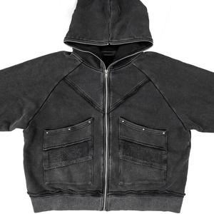 เสื้อฮู้ดผู้ชายขายส่ง MOQ ต่ำ แฟชั่นลำลองแนวสตรีท สวมใส่สบายทุกวัน - Product Image 5
