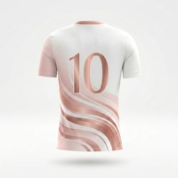 Ensemble de maillot de football personnalisé respirant à séchage rapide imprimé numériquement pour adultes, manches courtes, unisexe, 100% polyester