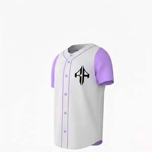 Maillots de baseball 2026 imprimés respirants 100 % polyester pour adultes, col en V, impression numérique de haute qualité par RIVIAN ATLANTIC - Product Image 6