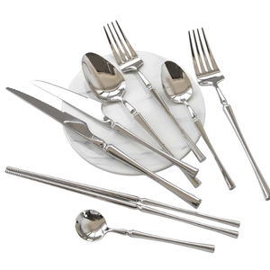 Modern Stainless Steel Flatware <b>Set</b> With Mirror Polish Dishwasher Safe For Wedding And Home Use Flatware <b>Sets</b> On Sale - Product Image 4