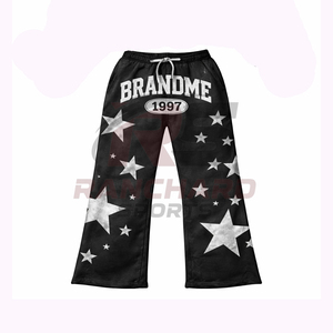 Custom Logo Branding High Quality Sweatsuit <b>Chest</b> Sleeve Back Screen Print Mens Street Style Screen Printed Hoodie Set - Product Image 3