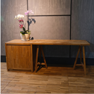 Modern Solid Teak <b>Console</b> <b>Table</b> with Eco-Friendly Design <b>for</b> Living Room Villa Hotel Use - Product Image 2