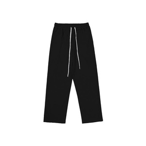 Men's Cotton Sweatpants Elastic Waist <b>Drawstring</b> Casual Loose Fit Breathable Autumn <b>Trousers</b> - Product Image 2