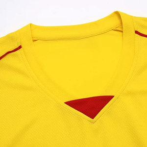 Yellow Heat-Transfer Printed Breathable 100% Polyester Basketball Jersey Set V-Neck Sleeveless Moisture Wicking Uniforms <b>for</b> - Product Image 2