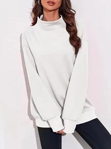 Sudaderas de Moda para Mujer, Corte Holgado, con Capucha de Forro Polar, Personalizadas OEM, Proveedor de Ropa de Invierno al por Mayor - Product Image 3
