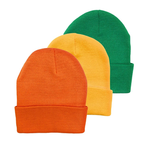 Custom Plain Beanie Hat Rib Knit Winter <b>Cap</b> Women <b>Men</b> Soft Stretch Warm Skull <b>Cap</b> OEM Supplier Wholesale - Product Image 2