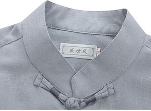 Conjunto de Uniforme de Tai Chi de la Mejor Calidad, Traje Tradicional de Tang Kungfu para Entrenamiento y Meditación de Artes Marciales Wing Chun Shaolin Wushu - Product Image 3