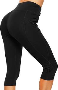 Leggings de compression personnalisés pour femmes, vêtements de sport et de yoga, en tissu Spandex, taille haute, longueur intégrale, anti-transparence, ajustés, qualité sportive - Product Image 3