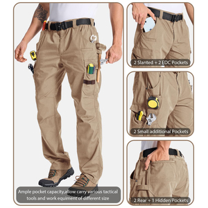 Pantalon de travail robuste et confortable avec poches porte-outils pour un confort maximal lors de longues journées de travail - Product Image 3