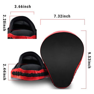 Professional <b>Focus</b> <b>Pads</b> for Boxing & MMA Training Custom Logo PU Leather Non-Slip Protective Kick Punch Mitts - Product Image 3