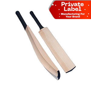 Bate de críquet de madera de sauce inglés con agarre personalizado, mango de alta absorción de impactos, bate de críquet de madera de sauce inglés para jugador profesional, punto dulce grande y duro - Product Image 1