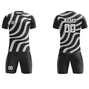 Wholesale Custom Soccer Kit Sublimation Football Jersey Shorts OEM Team Uniform Supplier - Product Image 3