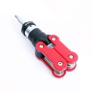 Juego de Herramientas Manuales JACK WORTH 15 en 1, Destornillador de Trinquete con Puntas, Metal y Plástico, Rojo + Negro - Product Image 2