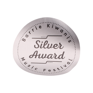 Custom Silver Foil Paper Honey Jar Label Stickers for Artisan Gifts and Wedding Favors - Product Image 3