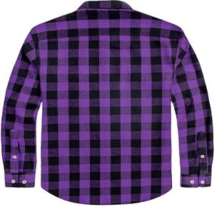 Camisa de franela de manga larga para hombre, servicio OEM, último modelo, moda informal, algodón Premium, transpirable, precio barato, calidad de exportación - Product Image 4