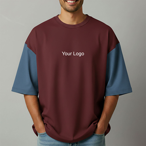 เสื้อยืดเปล่าขายส่ง ผ้าฝ้าย 100% สกรีนโลโก้ได้ สำหรับผู้ชาย เสื้อยืดพิมพ์ลายเรียบง่าย สไตล์ลำลอง ไซส์ใหญ่ - Product Image 6