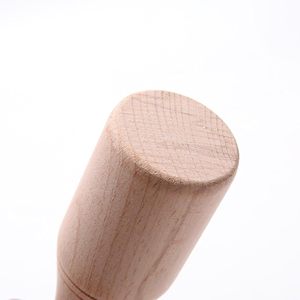 Maillet en bois pour le travail du bois, outil manuel de charpentier sans dommage pour la sculpture sur bois et le travail du cuir - Product Image 2