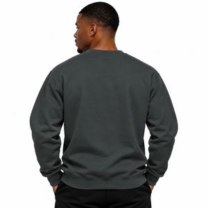 Phi Beta Sigma Charcoal <b>Mens</b> Crewneck <b>Sweatshirt</b> Winter Fleece Eco-Friendly Regular Sleeve Greek Letter Graphic Fraternity - Product Image 2