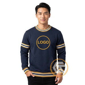 อัลฟ่าที่ปรับแต่งได้ |   เสื้อสเวตเชิ้ตผ้าฟลีซปักลาย GREEK TREASURES คอวี ทรงปกติ สำหรับผู้ชาย น้ำหนัก 500 กรัม แห้งเร็ว ผลิตจากผ้าฝ้ายแท้ 100% ยี่ห้อ Phi Solid - Product Image 3