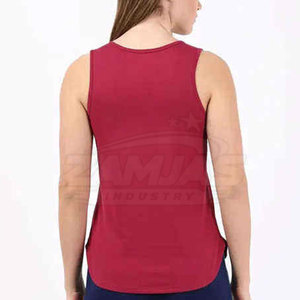 Débardeur uni pour femme de qualité supérieure, directement du fabricant, idéal pour le sport et la gym - Product Image 3