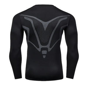 Rashguard de MMA de Manga Larga, Transpirable, de Secado Rápido, Antibacterial, con Estampado Sublimado, Ajuste Elástico y Duradero para Artes Marciales y Jiu Jitsu - Product Image 2