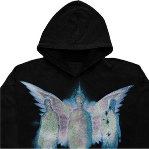 Sudadera con capucha para hombre de corte holgado, estilo streetwear, con lavado ácido, efecto desgastado y bordes deshilachados, de tejido grueso, de estilo casual y estético - Product Image 4