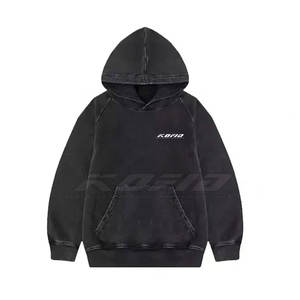 Conjunto Deportivo Casual para Hombre, Sudadera con Capucha y Pantalones con Lavado Ácido, Estilo Urbano, a la Moda - Product Image 3