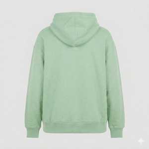 Sudadera con Capucha Personalizada Verde Menta, Transpirable, de Secado Rápido, de Algodón, Estilo Urbano, Unisex, Bordada, al por Mayor - Product Image 2