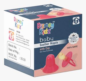 Tétine hygiénique pour bébé avec capuchon de protection, en silicone souple de qualité alimentaire, sans BPA, tétine de remplacement pour biberon, rose - Product Image 1